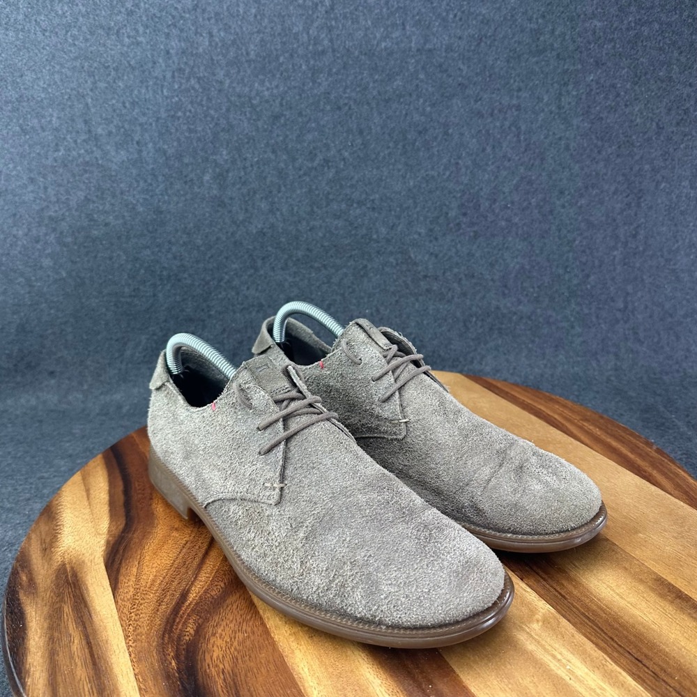 Camper Neuman Taupe Suede Derby Shoes Mens Size 41 US 8 Mil 1913 - Picture 2 of 12